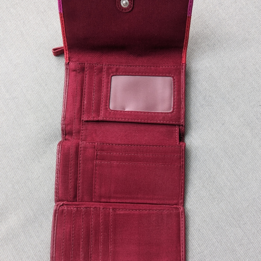 Fossil Tri-Colored Block Pebbled Leather Wallet - image 3